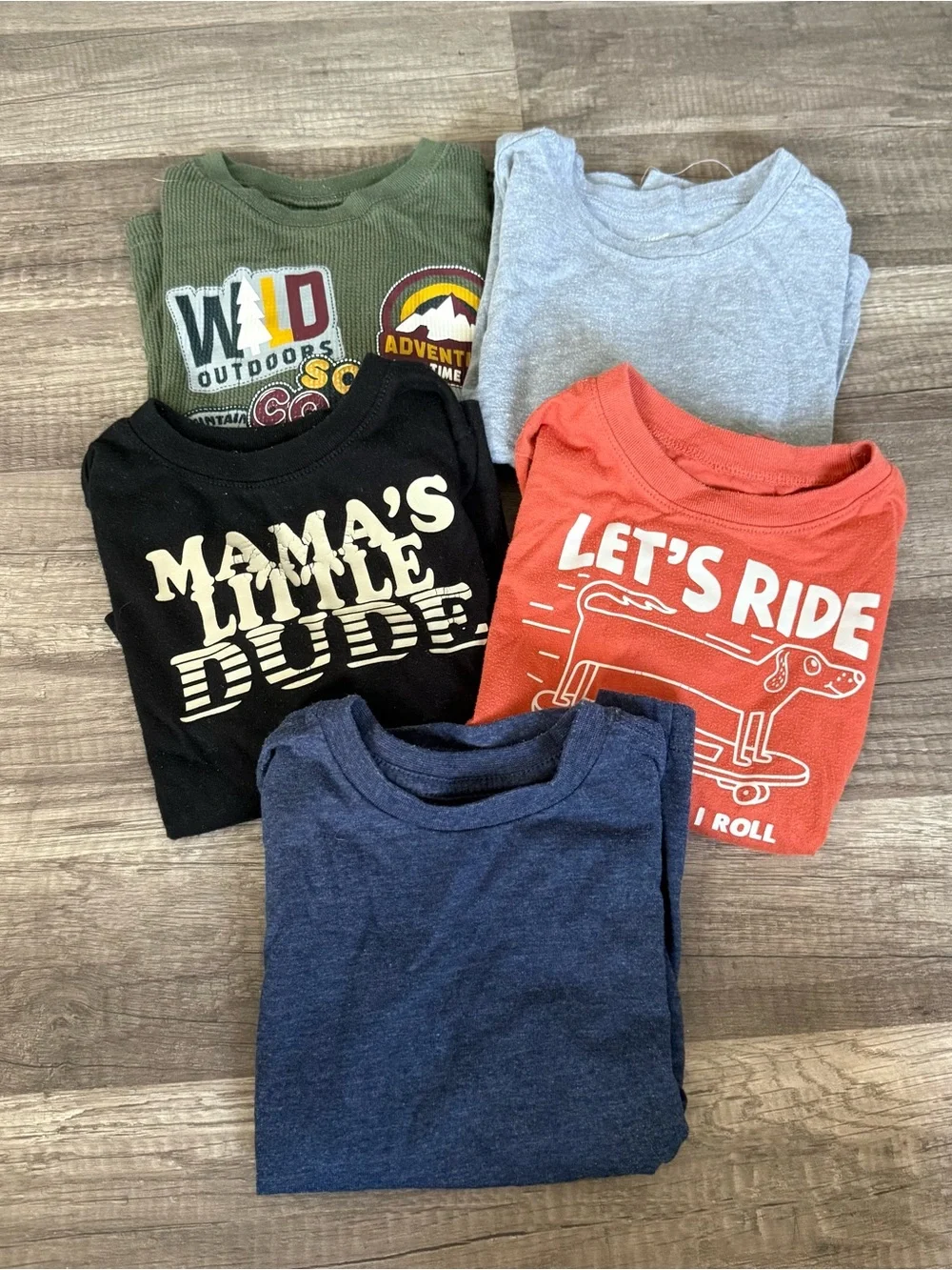 Boys 4T Long Sleeve Shirt Bundle